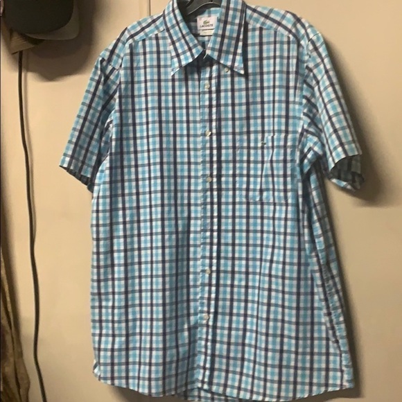 𝅺MENS Lacoste Sz XL Casual Button Down Shirt - Picture 1 of 5